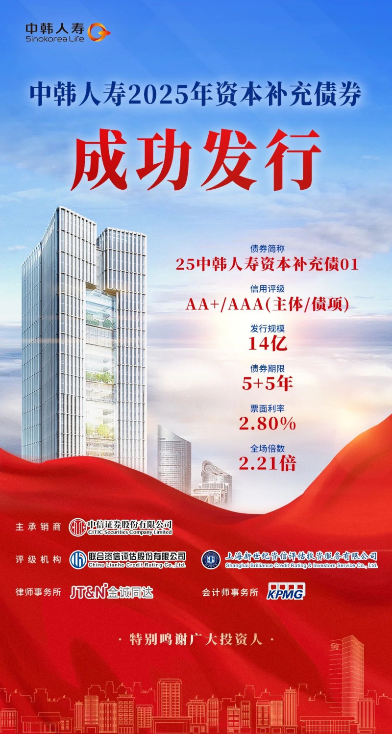 浙江优盈平台旗下中韩人寿成功发行资本补充债.jpg